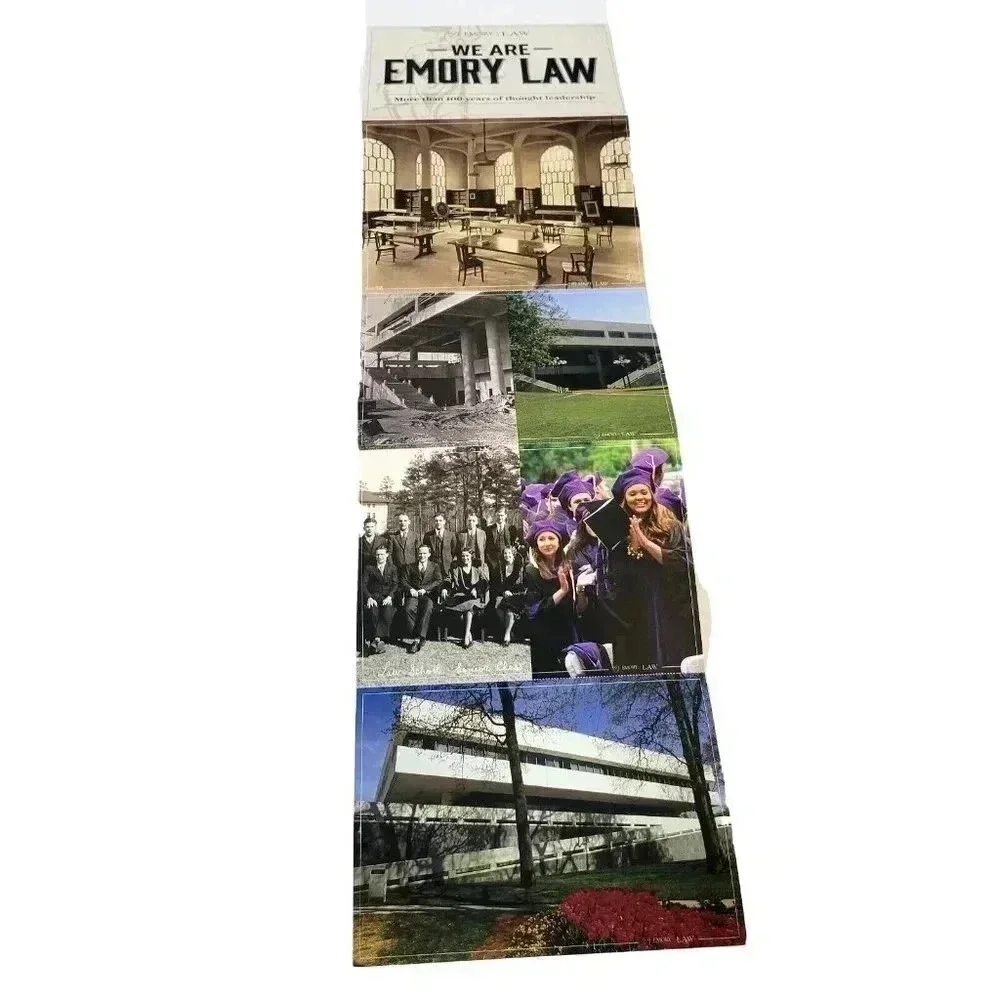 Emory Law School Postcard Set of 4 NEW Gambrell Hall Graduating Students 7
